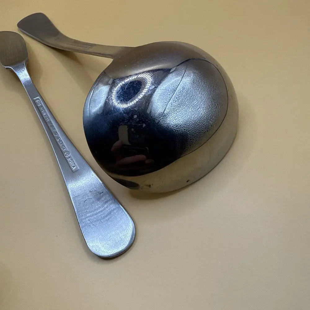 WF Washington Forge Spirit of America Serving Gravy Ladle Butter Knife Stainless